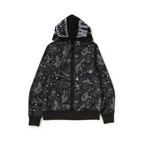 BAPE Double Hood Camouflage Multi-layer Stitching Sweatshirt（15 styles)-2167  